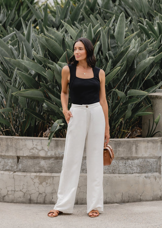 Pantalón Estella - Marfil