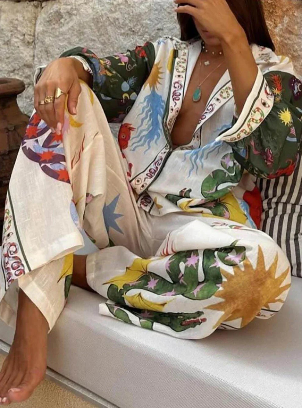 Lilian | Conjunto de dos piezas de colores