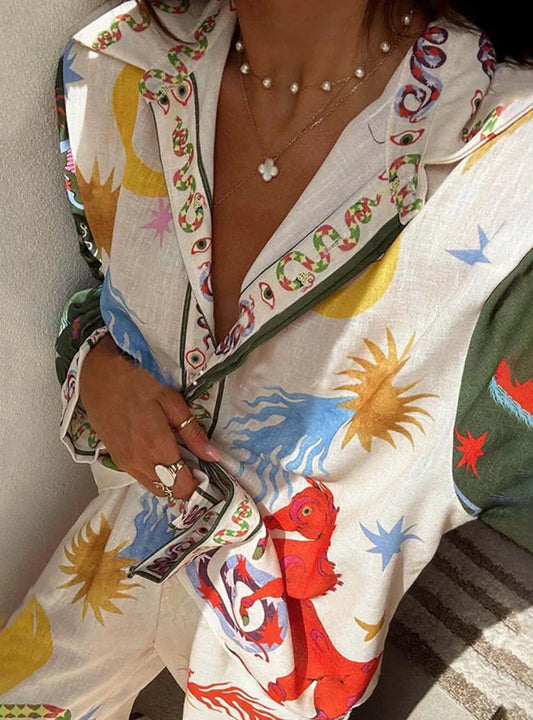 Lilian | Conjunto de dos piezas de colores