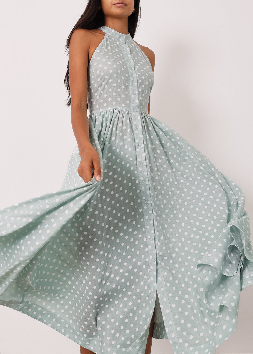 Adriana | Vestido largo estampado