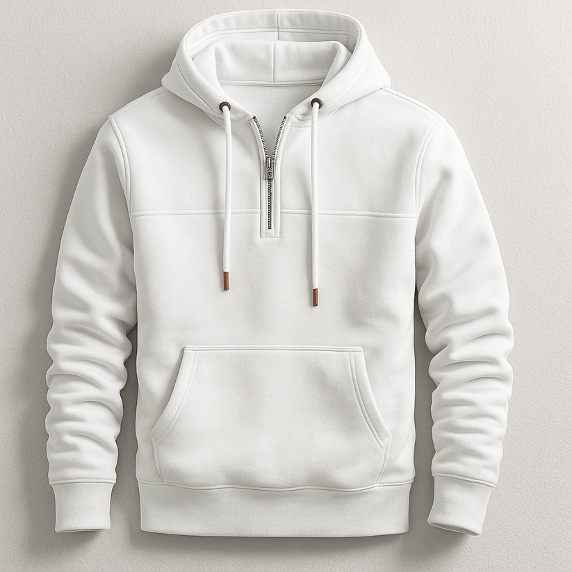 Elegante sudadera con cremallera