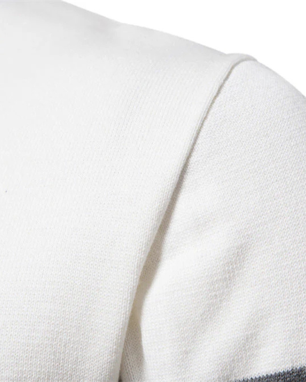 Jersey  de algodón con cremallera y estampado