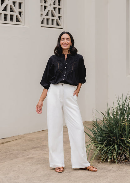 Pantalón Estella - Marfil
