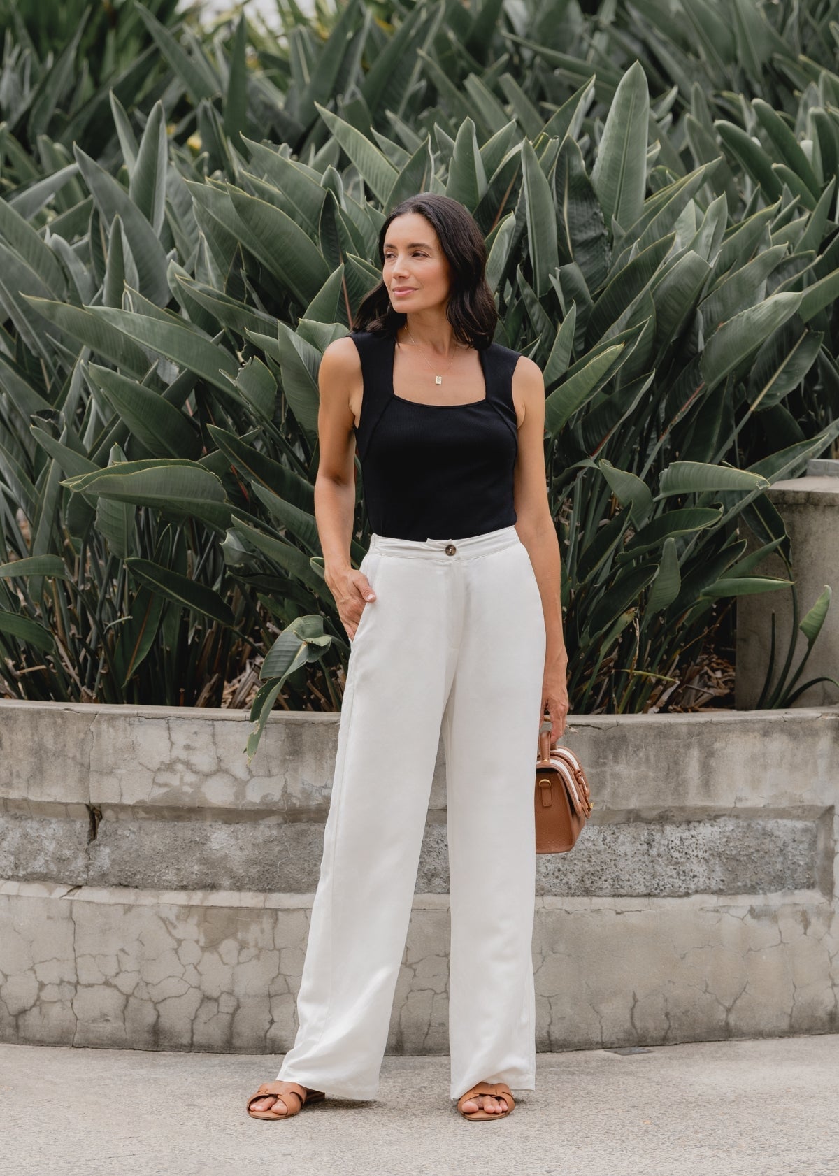 Pantalón Estella - Marfil