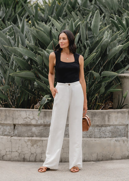 Pantalón Estella - Marfil