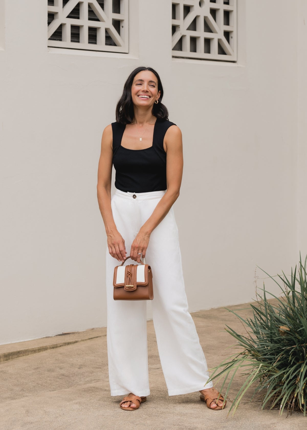 Pantalón Estella - Marfil