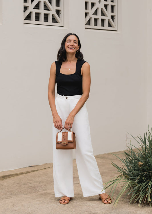 Pantalón Estella - Marfil
