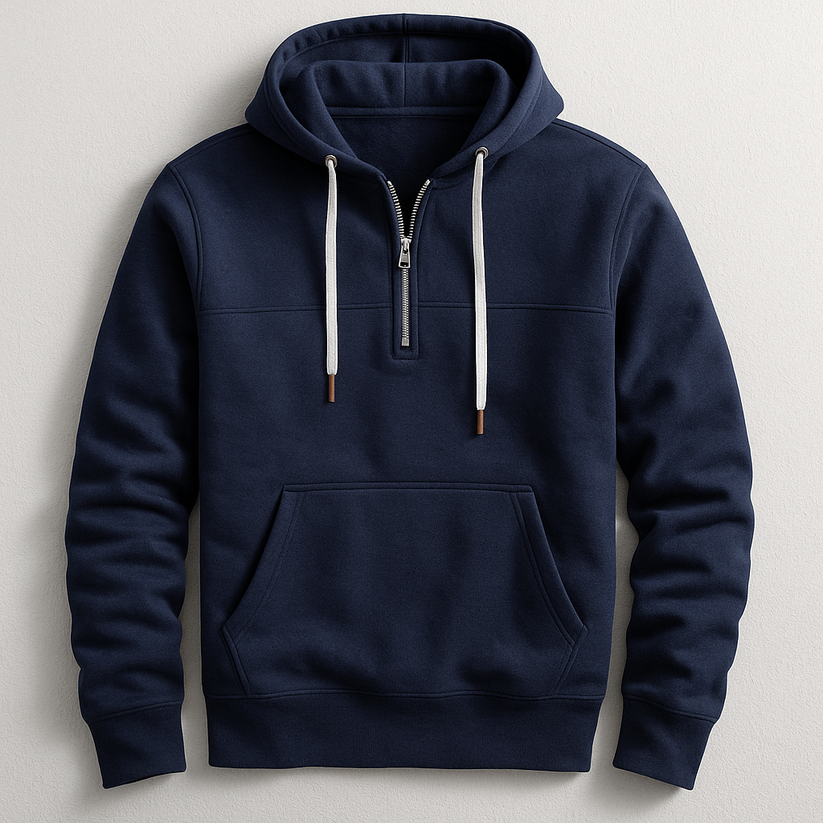 Elegante sudadera con cremallera