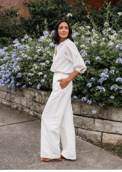 Pantalón Estella - Marfil