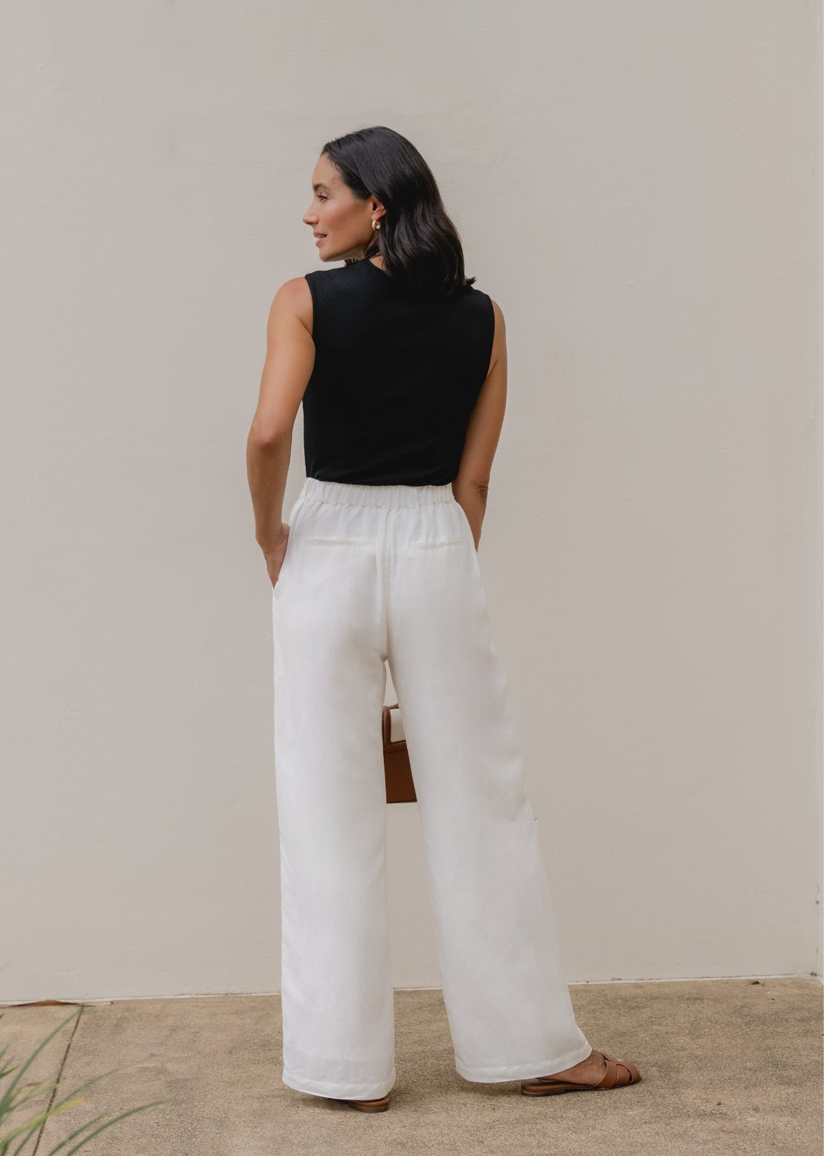 Pantalón Estella - Marfil