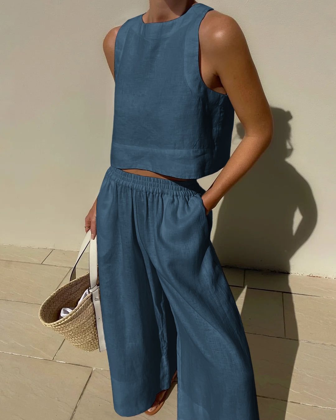 Amanda | Conjunto de verano de lino