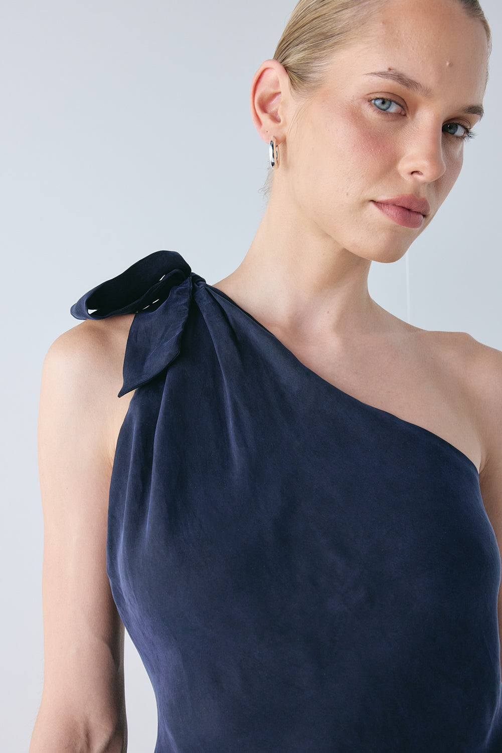 Top Celeste Azul Marino