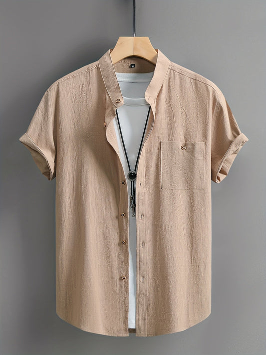 Camisa casual de manga corta