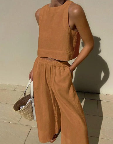 Amanda | Conjunto de verano de lino