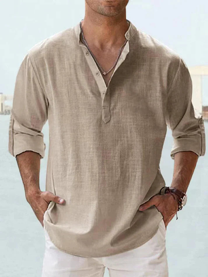 Camisa de Manga Larga Ligera y Transpirable