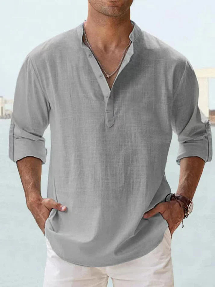 Camisa de Manga Larga Ligera y Transpirable