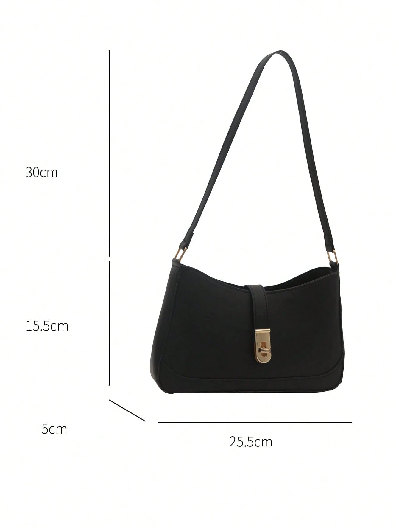 Bolso bandolera con detalles dorados