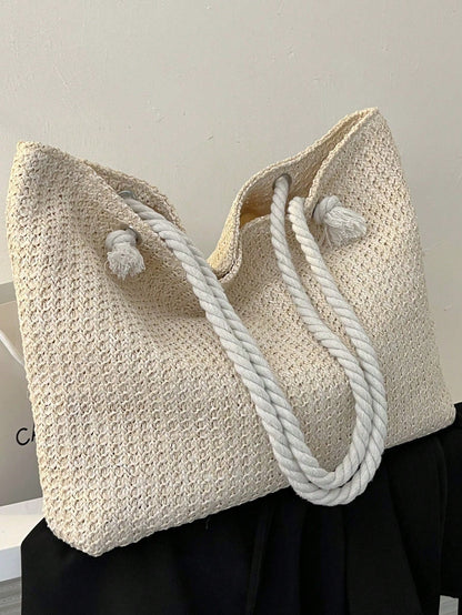 Bolso bandolera de mimbre