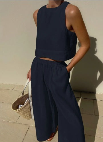 Amanda | Conjunto de verano de lino