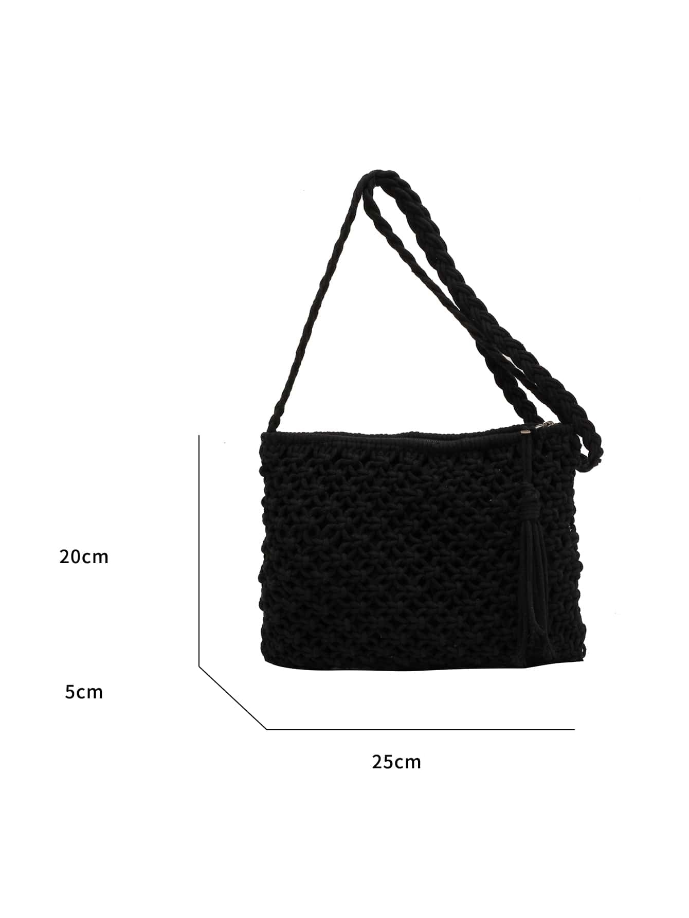 Bolso cruzado de tela