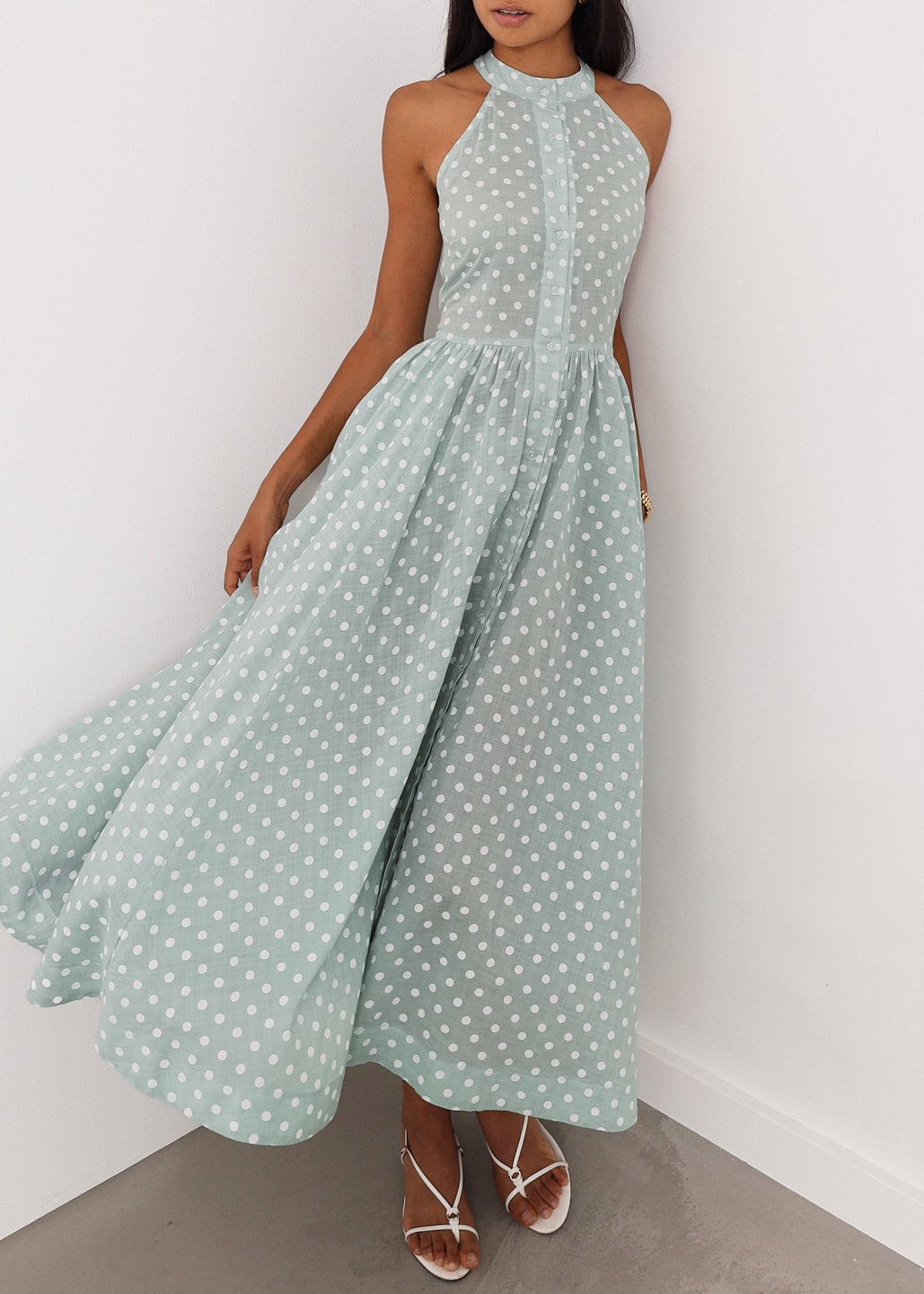 Adriana | Vestido largo estampado