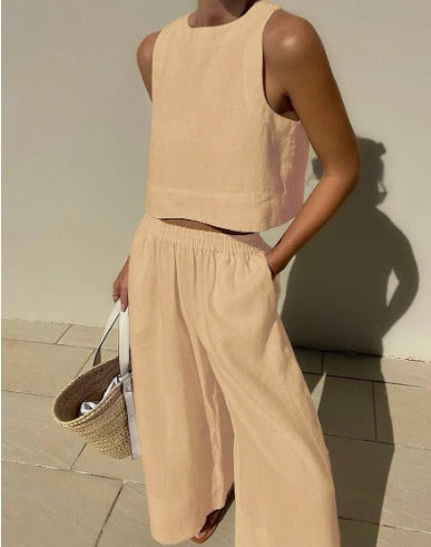 Amanda | Conjunto de verano de lino