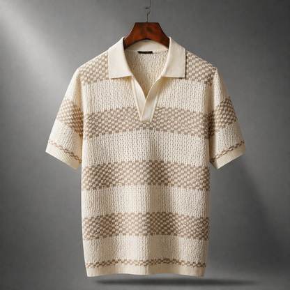 Aldridge | Polo de punto vintage