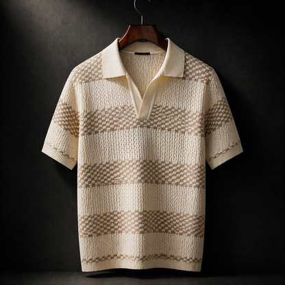 Aldridge | Polo de punto vintage