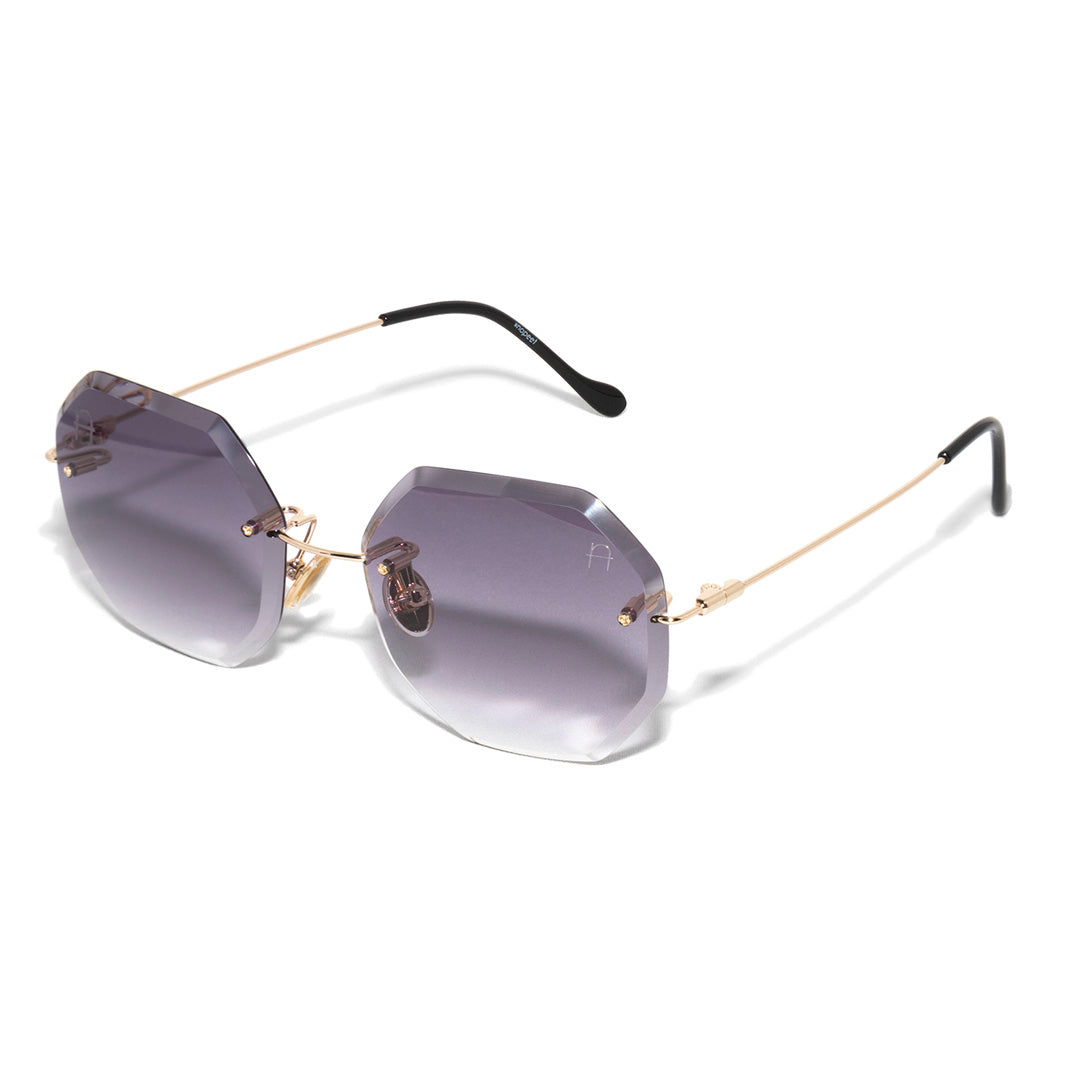 Gafas Moradas Diamante