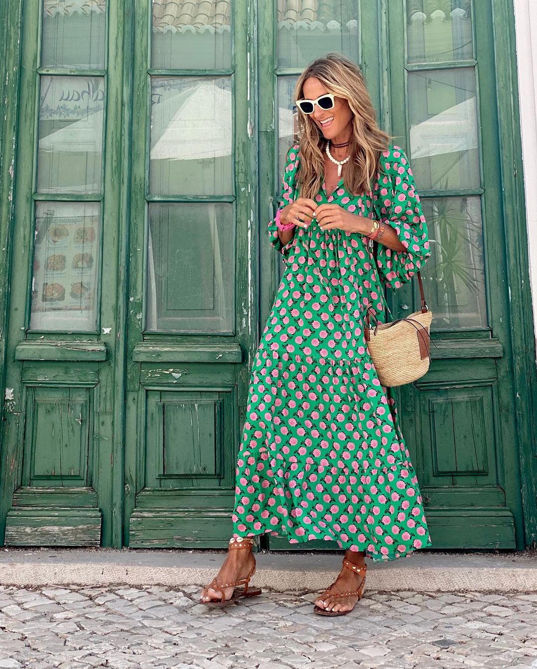 Bellona | Vestido largo de estilo bohemio