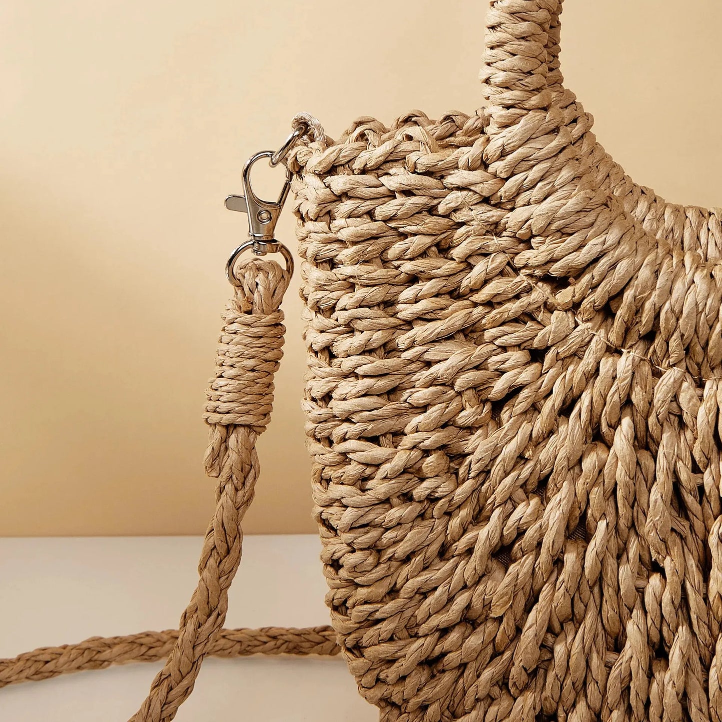 Bolso bandolera de paja