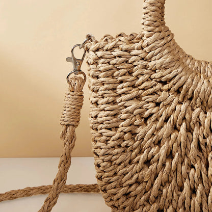 Bolso bandolera de paja