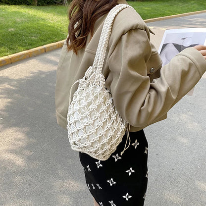 Bolso de playa trenzado