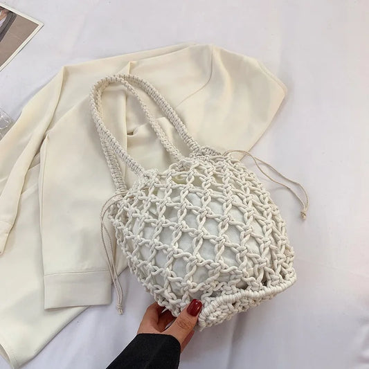 Bolso de playa trenzado