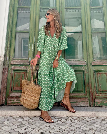 Bellona | Vestido largo de estilo bohemio