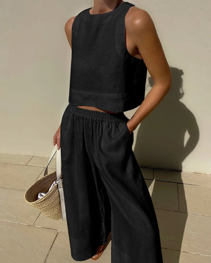 Amanda | Conjunto de verano de lino