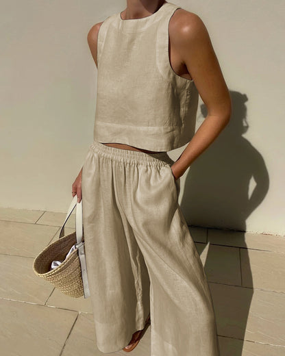 Amanda | Conjunto de verano de lino