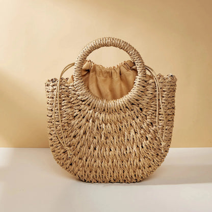 Bolso bandolera de paja