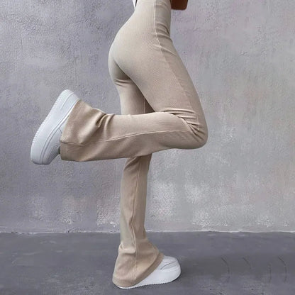 Ola - Pantalones acampanados cómodos