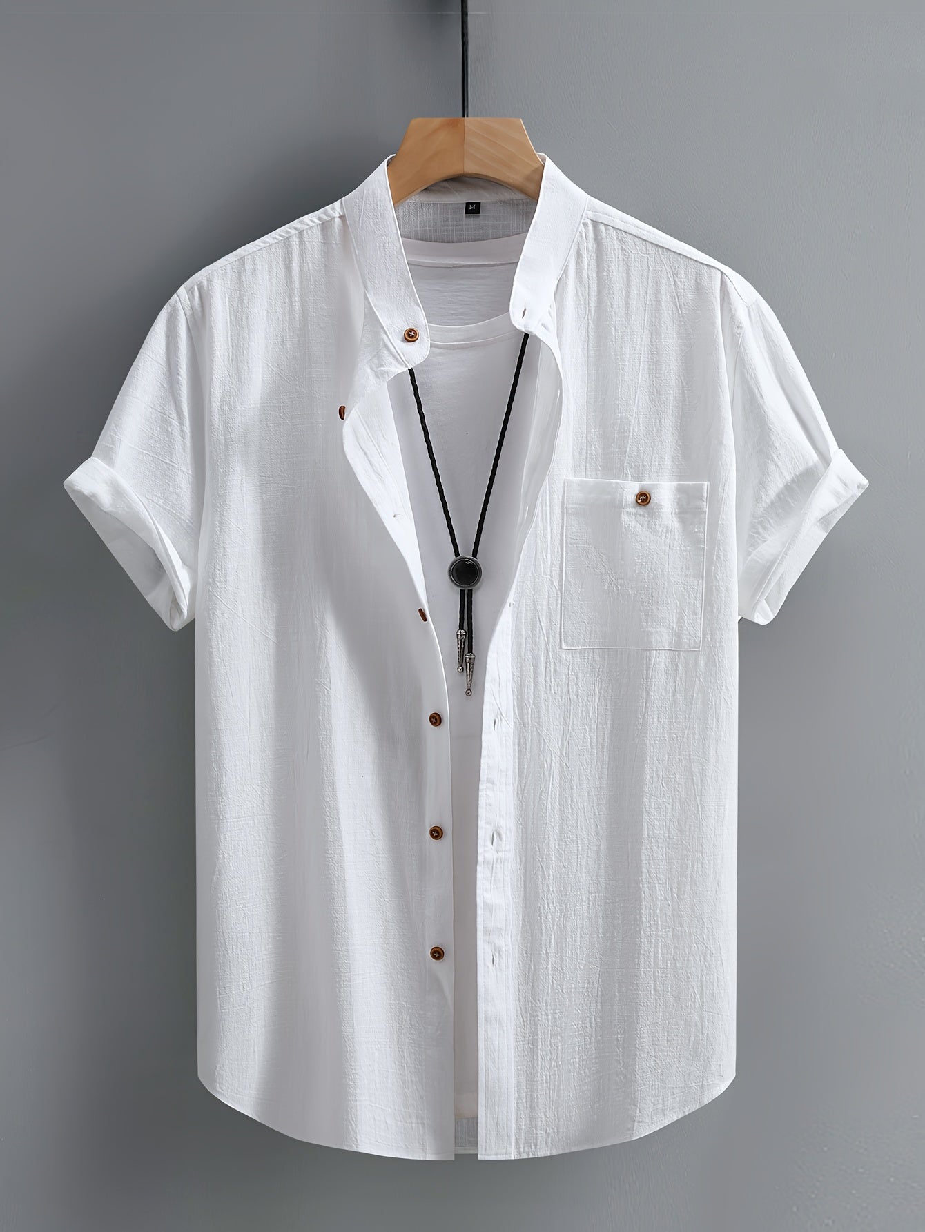 Camisa casual de manga corta