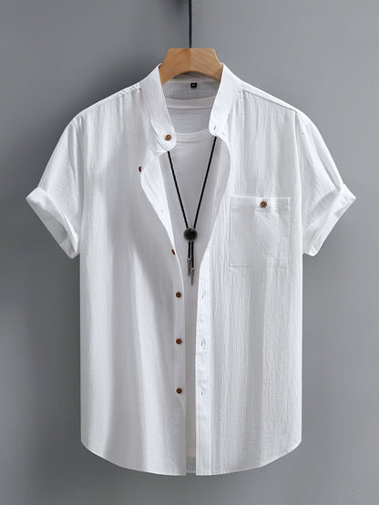 Camisa casual de manga corta