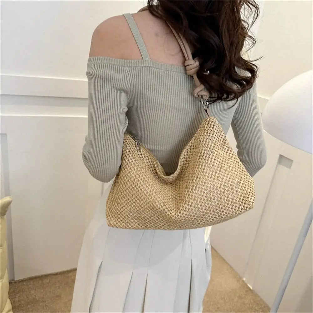 Bolso de hombro Strawy