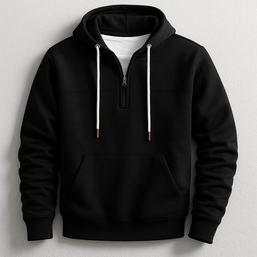 Elegante sudadera con cremallera