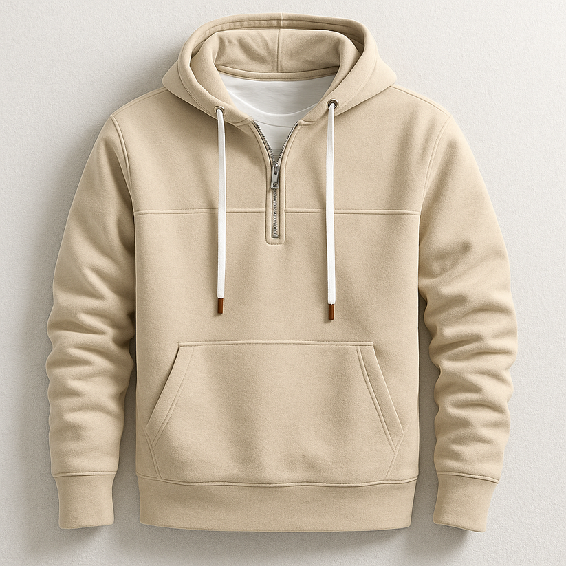 Elegante sudadera con cremallera