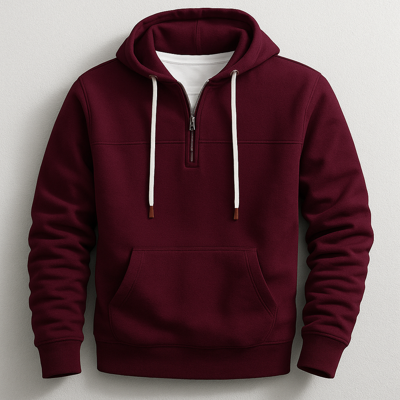 Elegante sudadera con cremallera