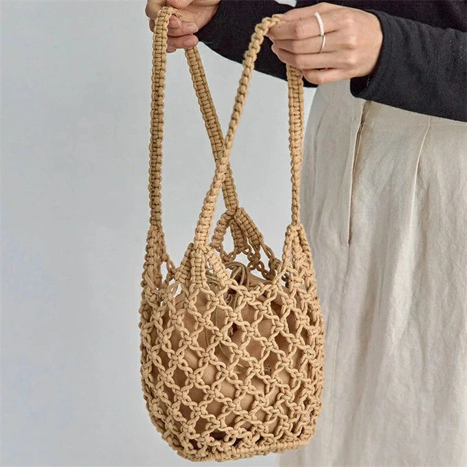 Bolso de playa trenzado