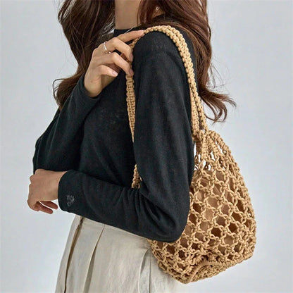 Bolso de playa trenzado