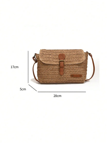 Bolso bandolera de paja