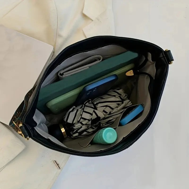 Bolso cruzado estampado