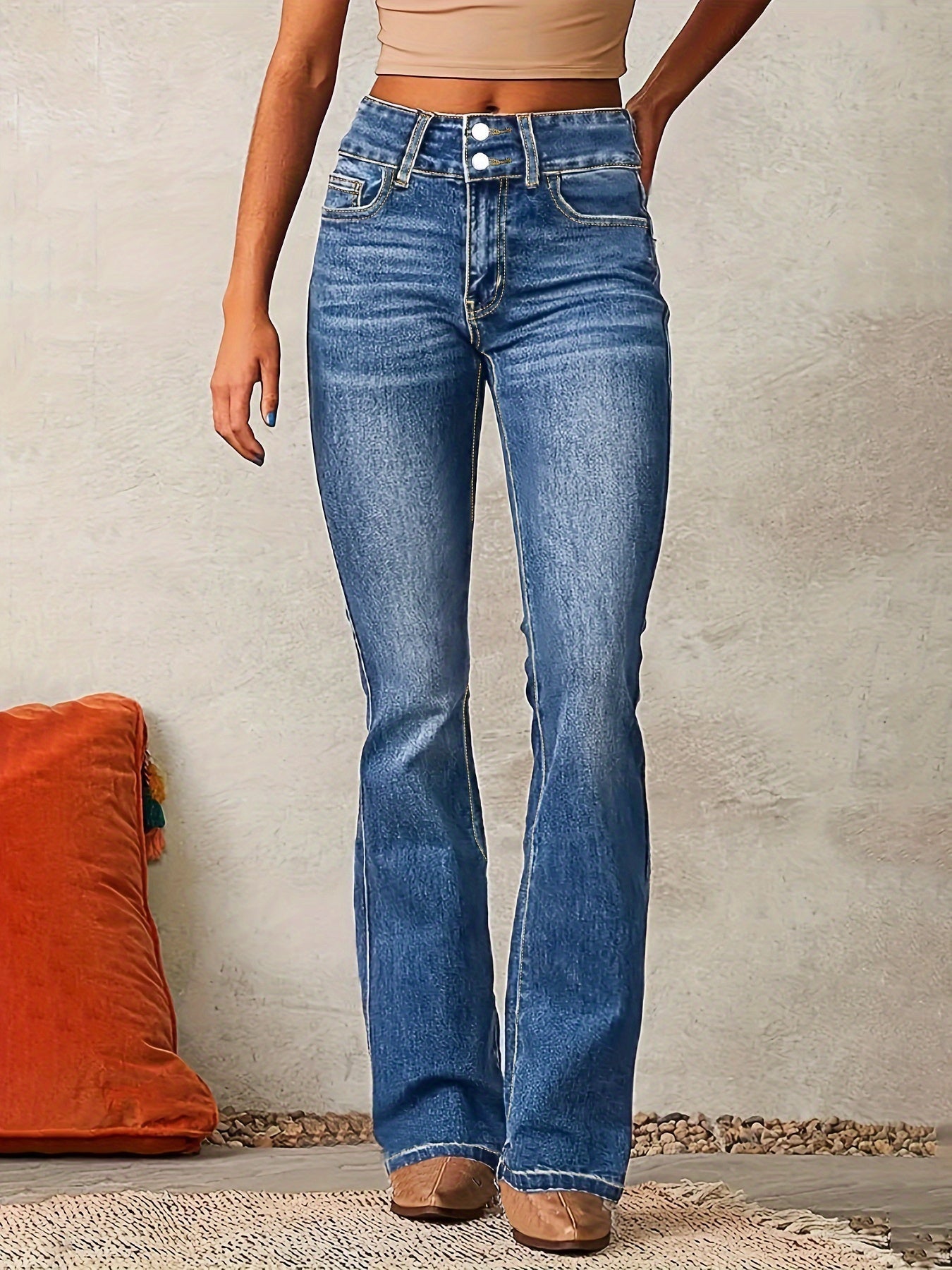 Marjolein | Vaqueros acampanados de moda